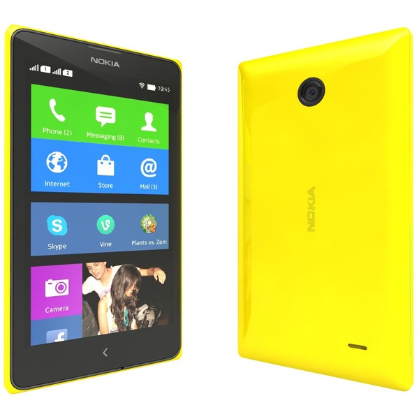 Nokia X Dual SIM Yellow