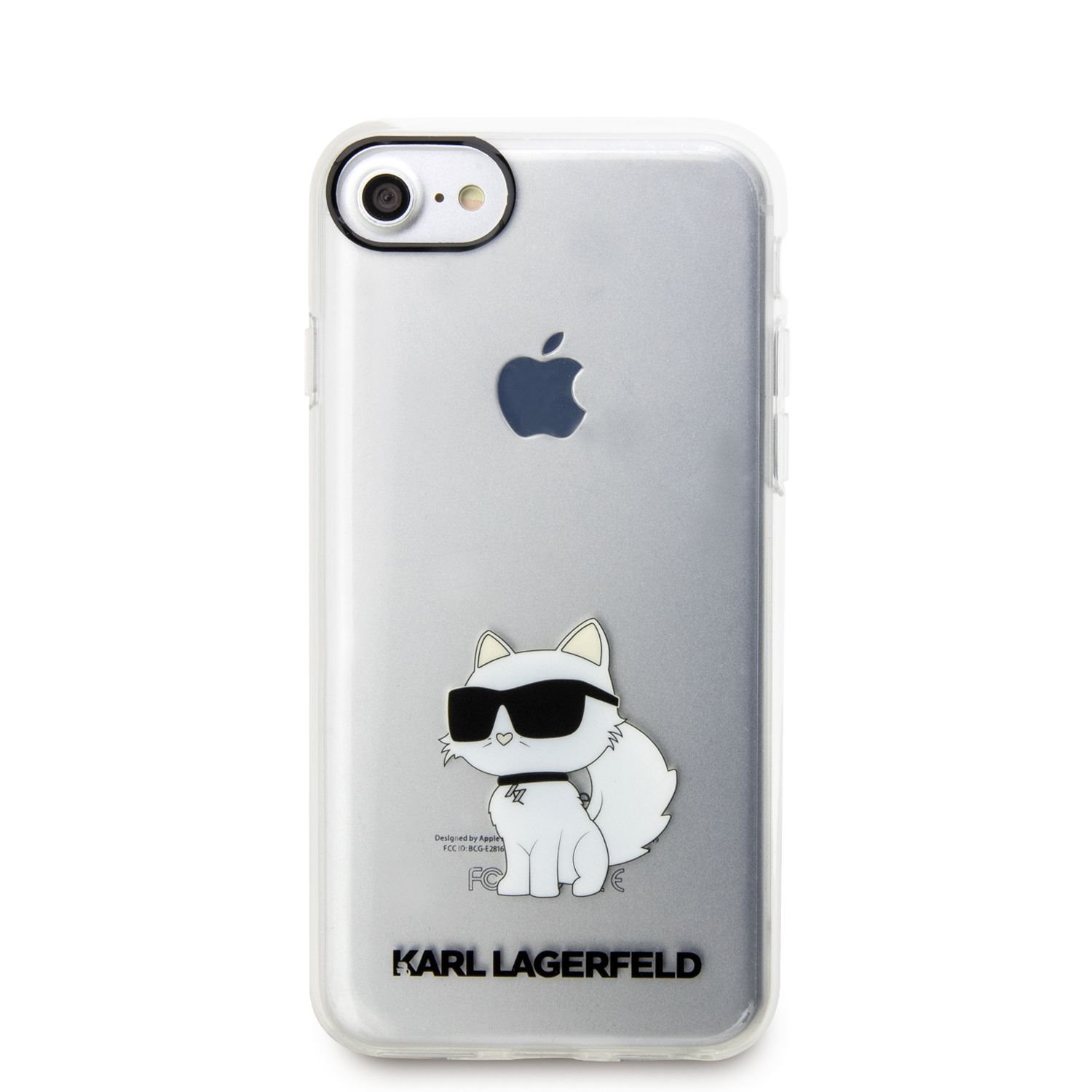 Karl Lagerfeld IML Choupette NFT Zadní Kryt pro iPhone 7/8/SE2020/SE2022 Transparent