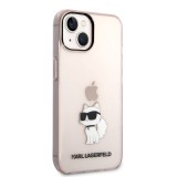 Karl Lagerfeld IML Choupette NFT Zadní Kryt pro iPhone 14 Pink