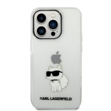 Karl Lagerfeld IML Choupette NFT Zadní Kryt pro iPhone 14 Pro Max Transparent