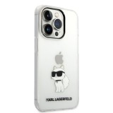 Karl Lagerfeld IML Choupette NFT Zadní Kryt pro iPhone 14 Pro Max Transparent