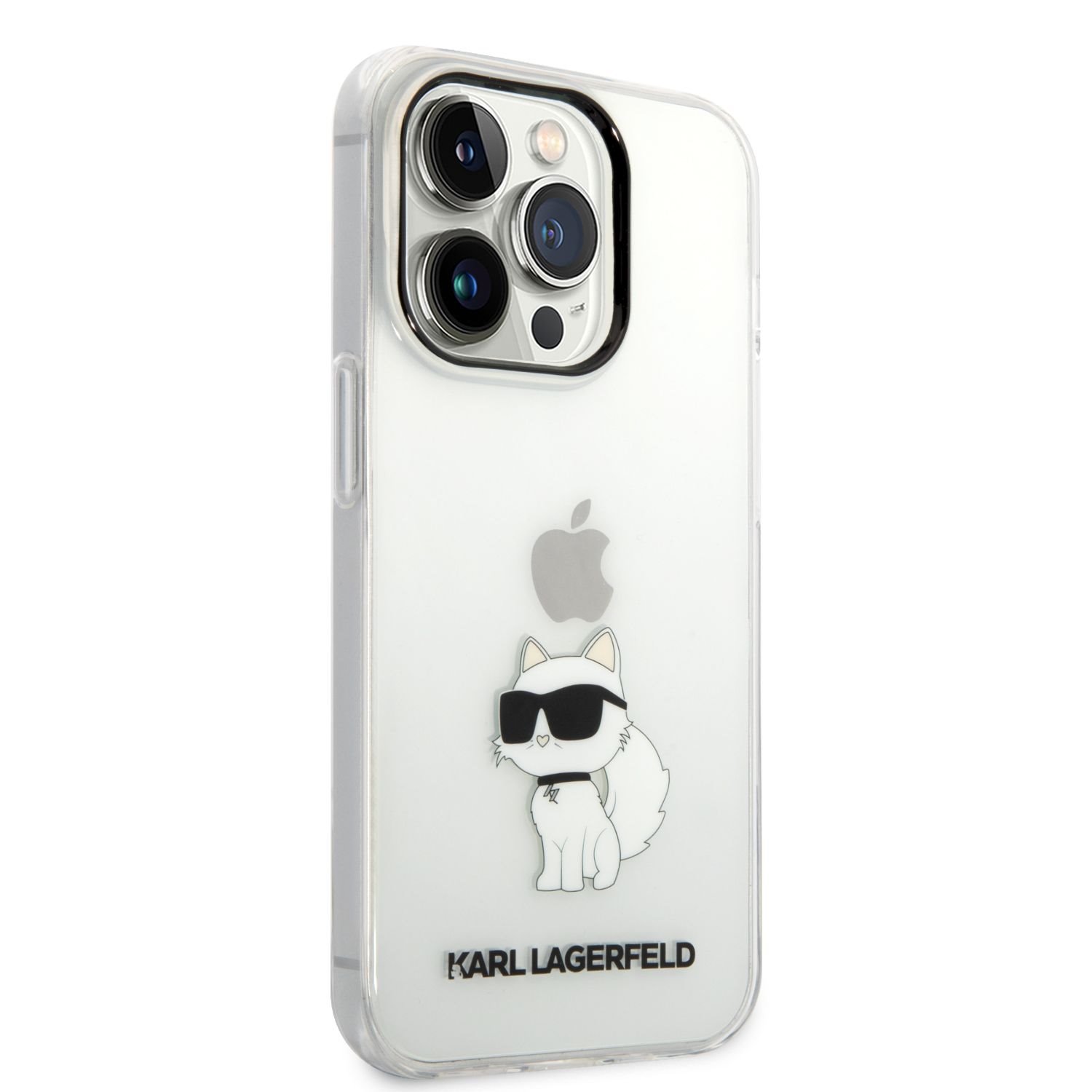 Karl Lagerfeld IML Choupette NFT Zadní Kryt pro iPhone 14 Pro Max Transparent