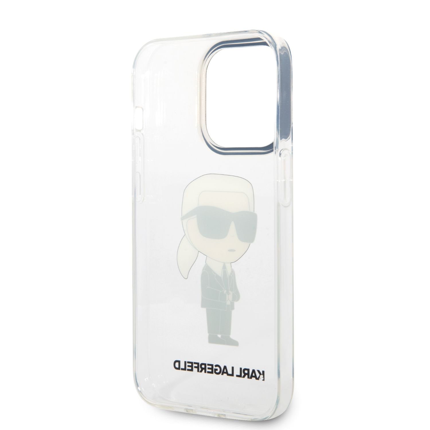 Karl Lagerfeld IML Ikonik NFT Zadní Kryt pro iPhone 14 Pro Transparent