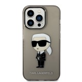 Karl Lagerfeld IML Ikonik NFT Zadní Kryt pro iPhone 14 Pro Black