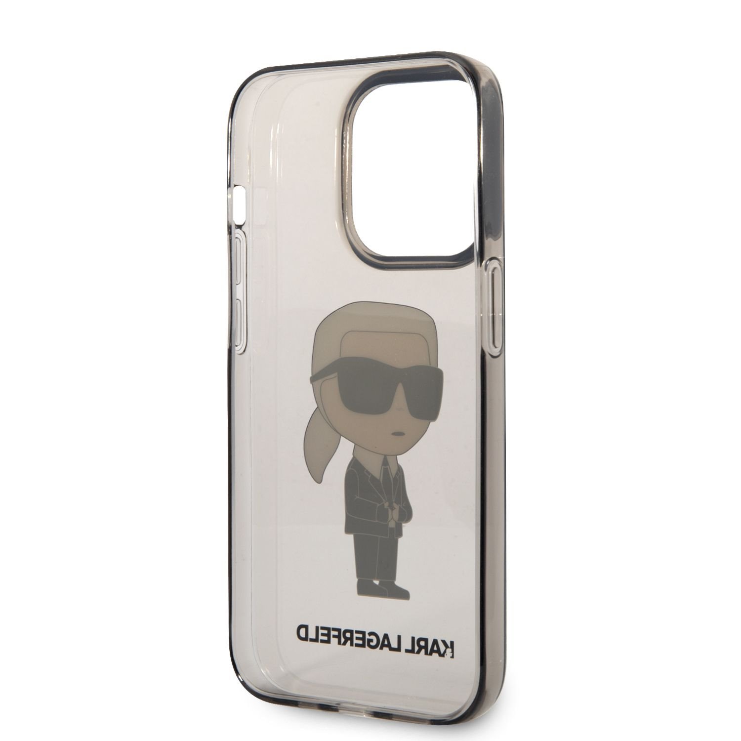 Karl Lagerfeld IML Ikonik NFT Zadní Kryt pro iPhone 14 Pro Black