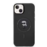 Karl Lagerfeld IML Ikonik MagSafe Zadní Kryt pro iPhone 15 Plus Black