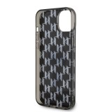 Karl Lagerfeld IML Ikonik Monogram Zadní Kryt pro iPhone 15 Plus Black