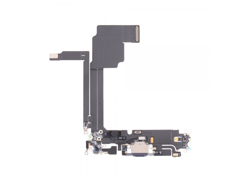 Nabíjacia doska a flex pre Apple iPhone 15 Pro Max modrý titán
