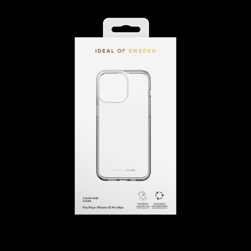 Ochranný kryt Clear Case iDeal Of Sweden pre iPhone 15 Pro Max, transparentný