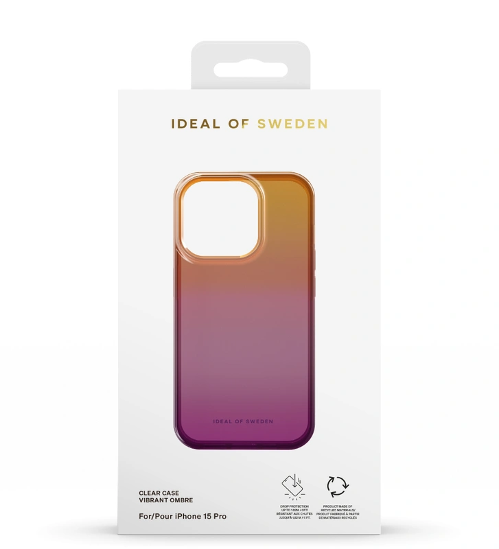 Ochranný kryt Clear Case iDeal Of Sweden pre iPhone 15 Pro Max, vibrant ombre