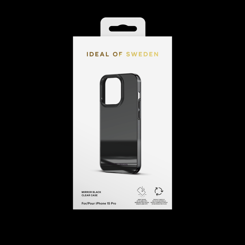 Ochranný kryt Clear Case iDeal Of Sweden pre iPhone 15 Pro, mirror black