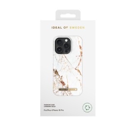 Ochranný kryt Fashion iDeal Of Sweden pre Apple iPhone 15 Pro, carrara gold