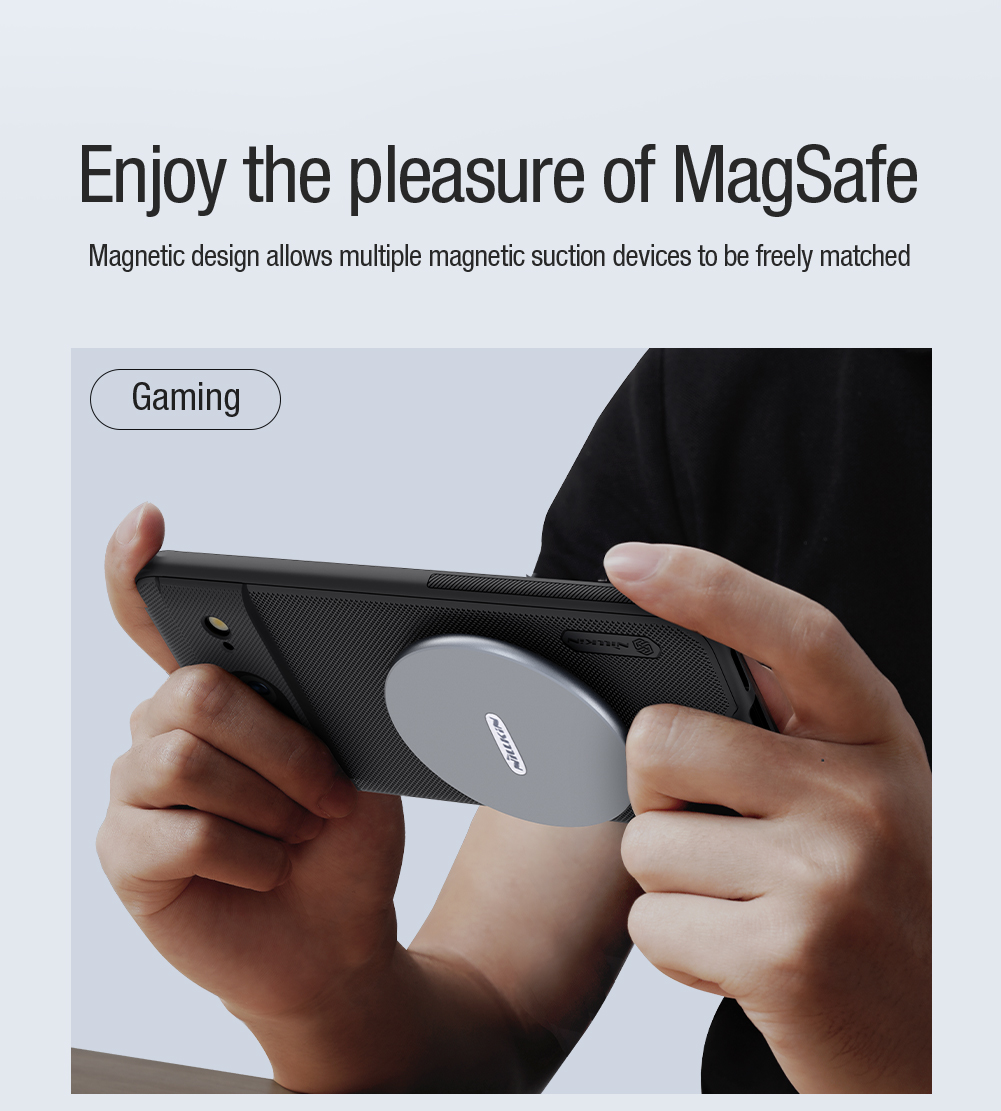 Nillkin Super Frosted PRO Magnetic Zadní Kryt pro Google Pixel 8 Black