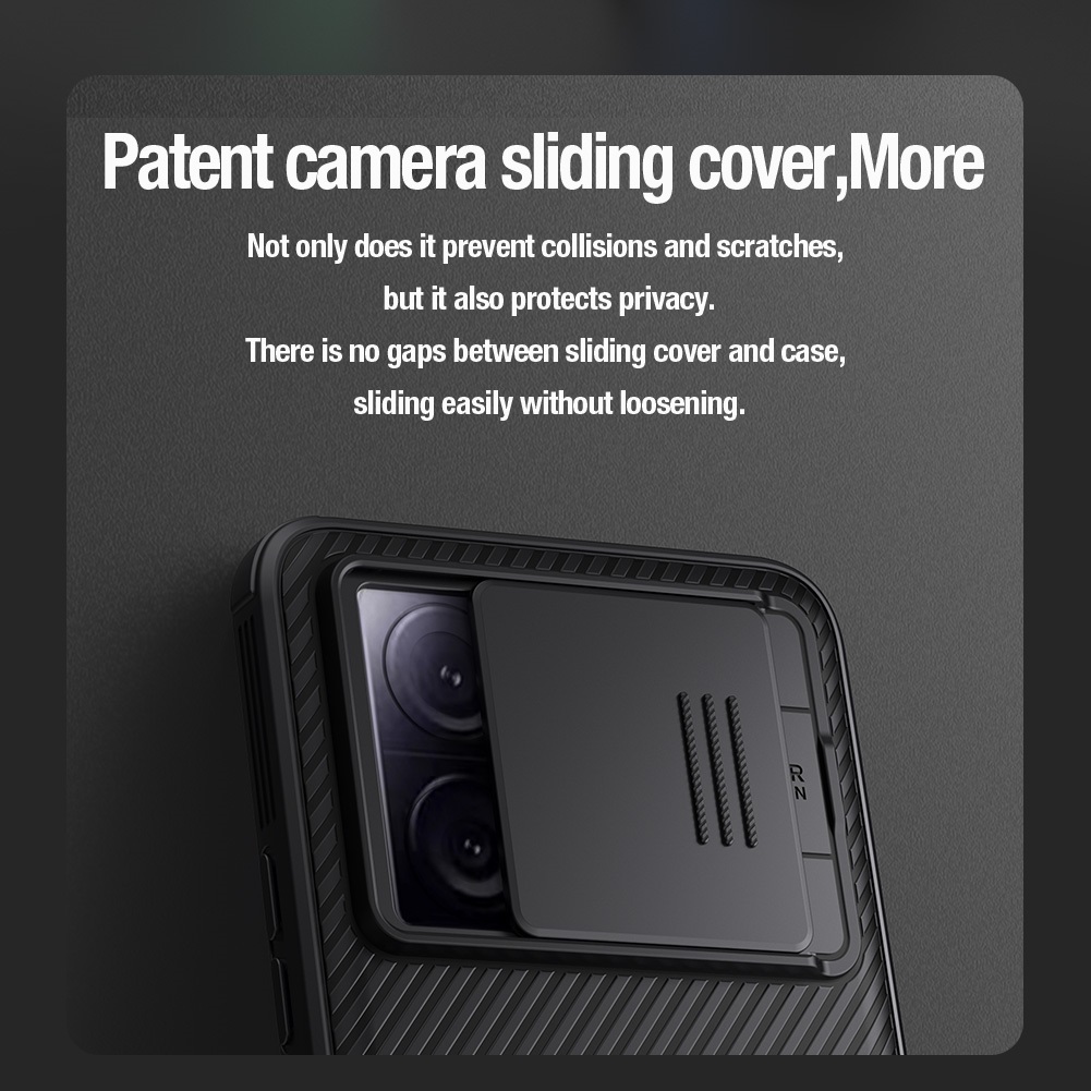 Nillkin CamShield PRO Zadní Kryt pro Xiaomi 13T/13T Pro Black