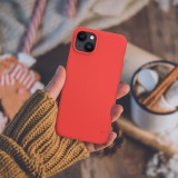 Nillkin Super Frosted PRO Zadní Kryt pro Apple iPhone 15 Plus Red (Without Logo Cutout)