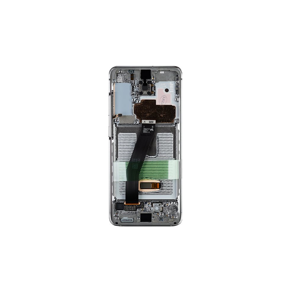 LCD + dotyková doska pre Samsung Galaxy S20, cloud white, No camera (Service pack)