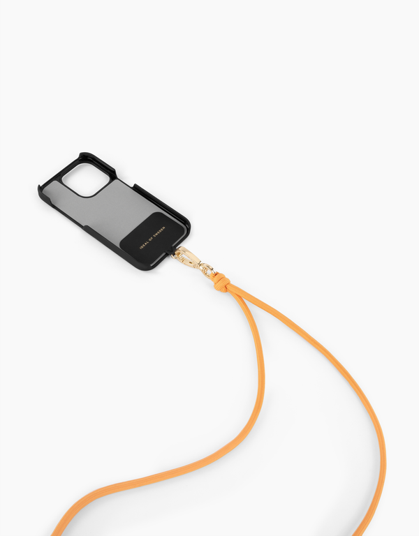 Univerzální šňůrka na krk pro telefony se zadním krytem, meruňková