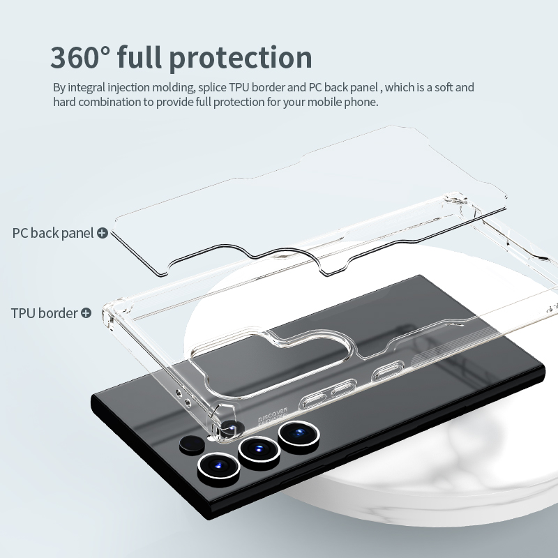 Nillkin Nature TPU PRO Kryt pro Samsung Galaxy S24 Ultra Transparent