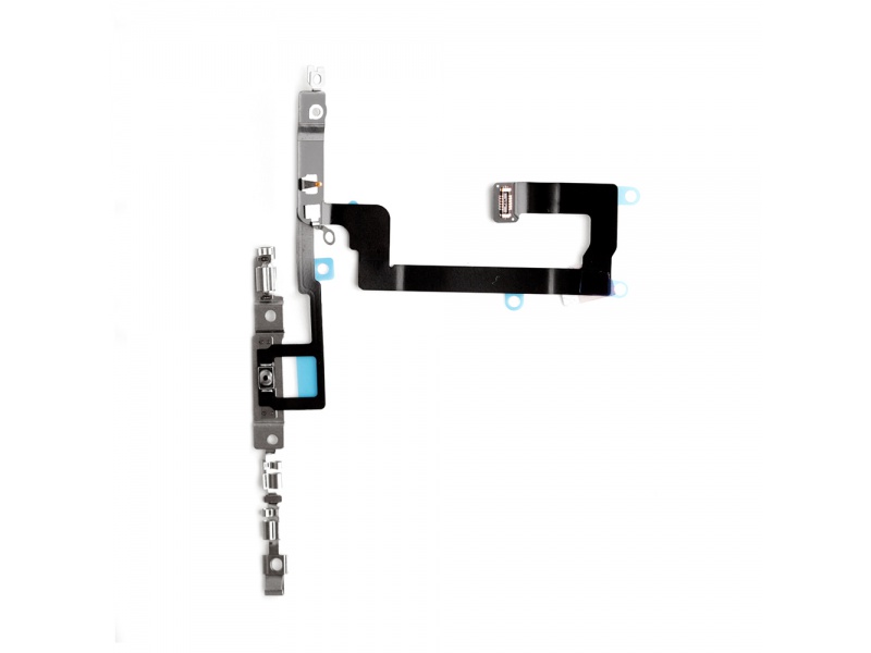 Flex kábel tlačidla zapínania + kovová doštička pre Apple iPhone 14