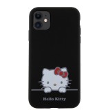 Hello Kitty Liquid Silicone Daydreaming Logo Zadní Kryt pro iPhone 11 Black