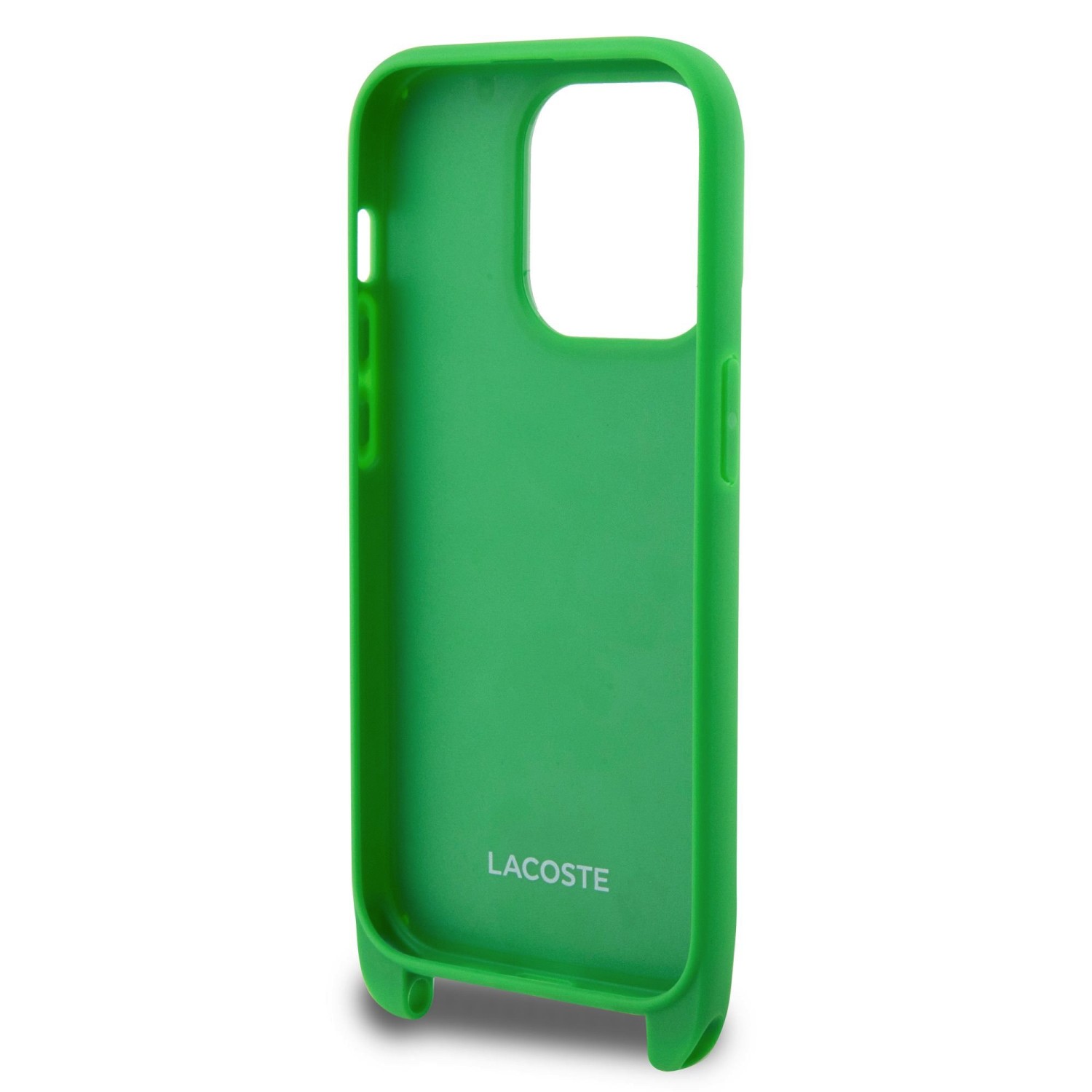 Lacoste Iconic Petit Pique Crossbody Woven Logo Zadní Kryt pro iPhone 15 Pro Max Green