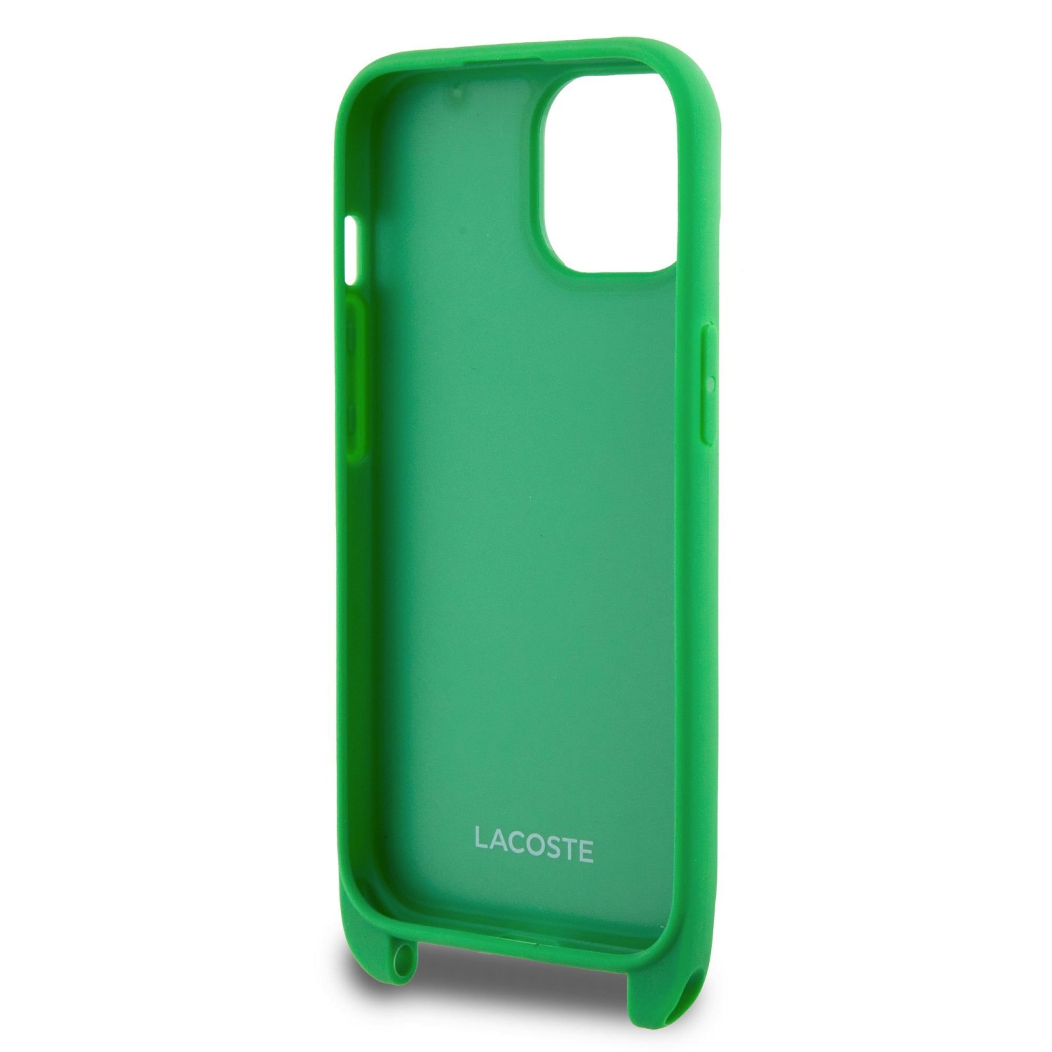Lacoste Iconic Petit Pique Crossbody Woven Logo Zadní Kryt pro iPhone 15 Green