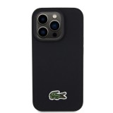 Lacoste Iconic Petit Pique Woven Logo Magsafe Zadní Kryt pro iPhone 15 Pro Max Black