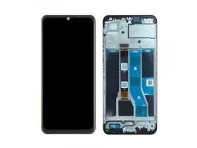 LCD + dotyk + rámček pre Realme C53, black OEM