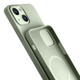 Kryt ochranný 3mk Hardy Silicone MagCase pro Apple iPhone 15, Green