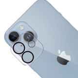 Tvrzené sklo 3mk Lens Pro Full Cover ochrana kamery pro Apple iPhone 11 / 12 mini 