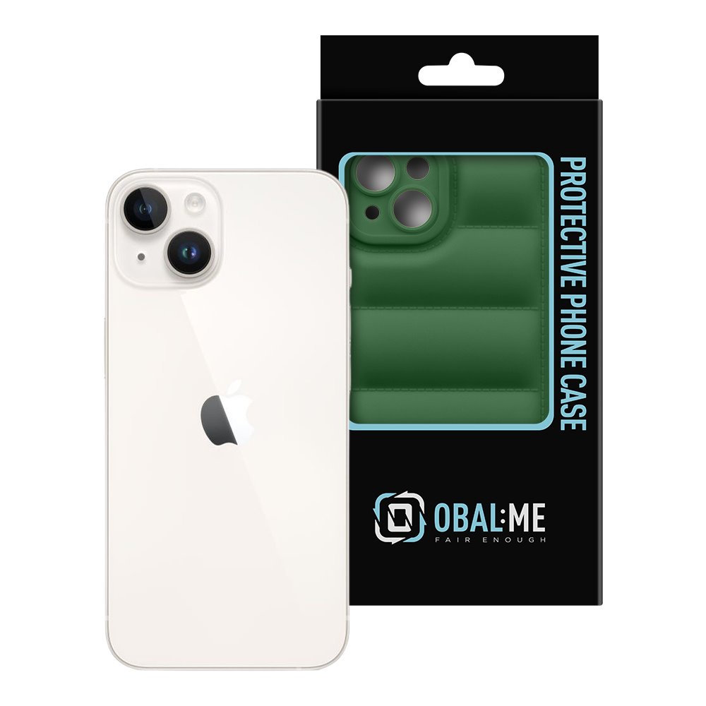 OBAL:ME Puffy Kryt pro Apple iPhone 14 Dark Green