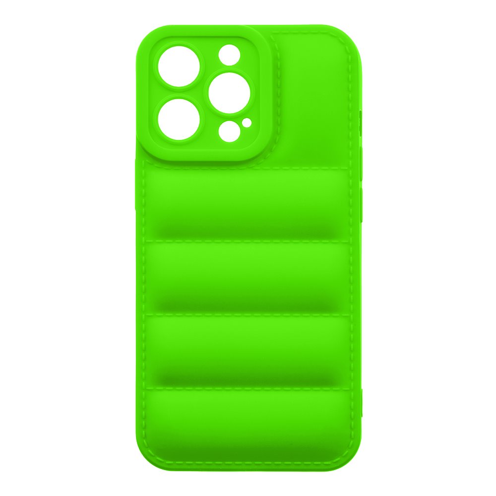 Zadní kryt OBAL:ME Puffy pro Apple iPhone 13 Pro, zelená