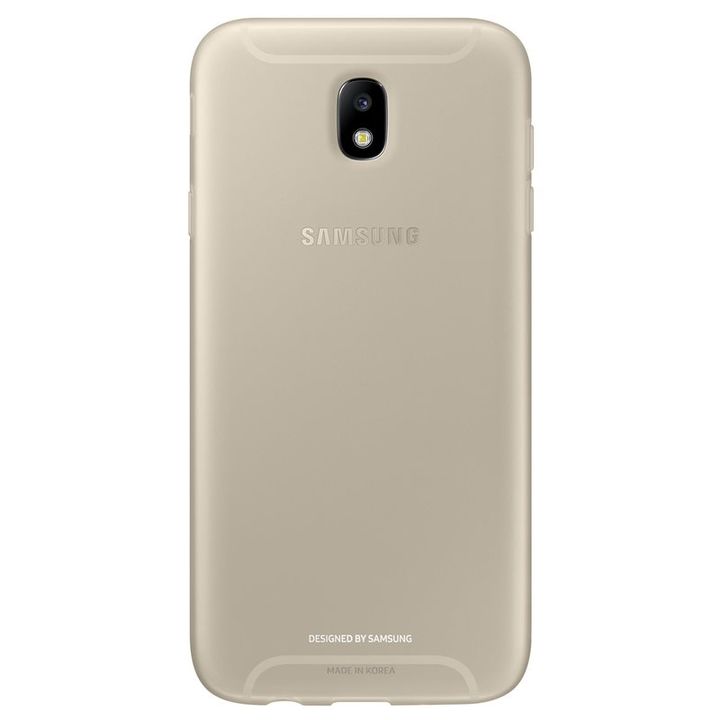 Zadný kryt EF-AJ730TFE Samsung Jelly Cover Gold pre Samsung Galaxy J7 2017, gold
