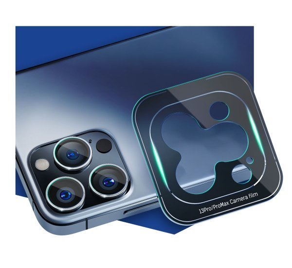 Tvrzené sklo 3mk Lens Pro ochrana kamery pro Apple iPhone 15, Blue