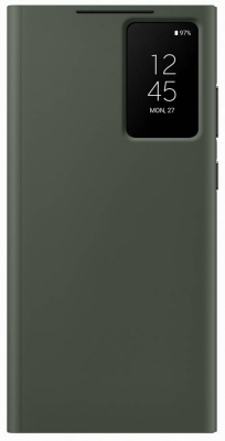 Originálne púzdro Samsung S-View EF-ZS926CGE pre Samsung Galaxy S24+, khaki