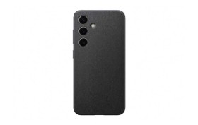 Zadný kryt z vegánskej kože pre Samsung Galaxy S24 GP-FPS921HCABW, čierna