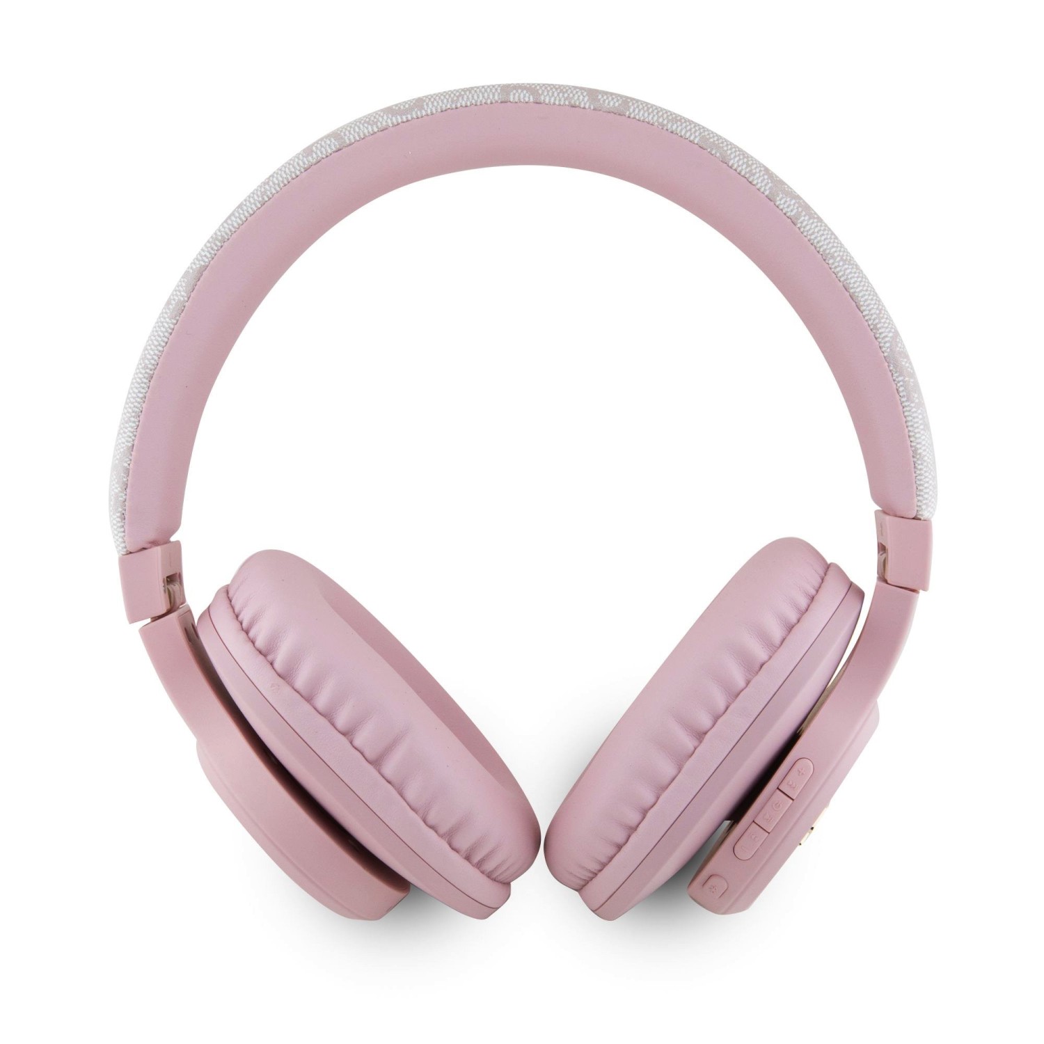 Guess PU Leather 4G Tone on Tone Script Logo BT5.3 Stereo Headphone Pink