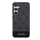 Guess 4G Stripe Zadní Kryt pro Samsung Galaxy S24 Grey