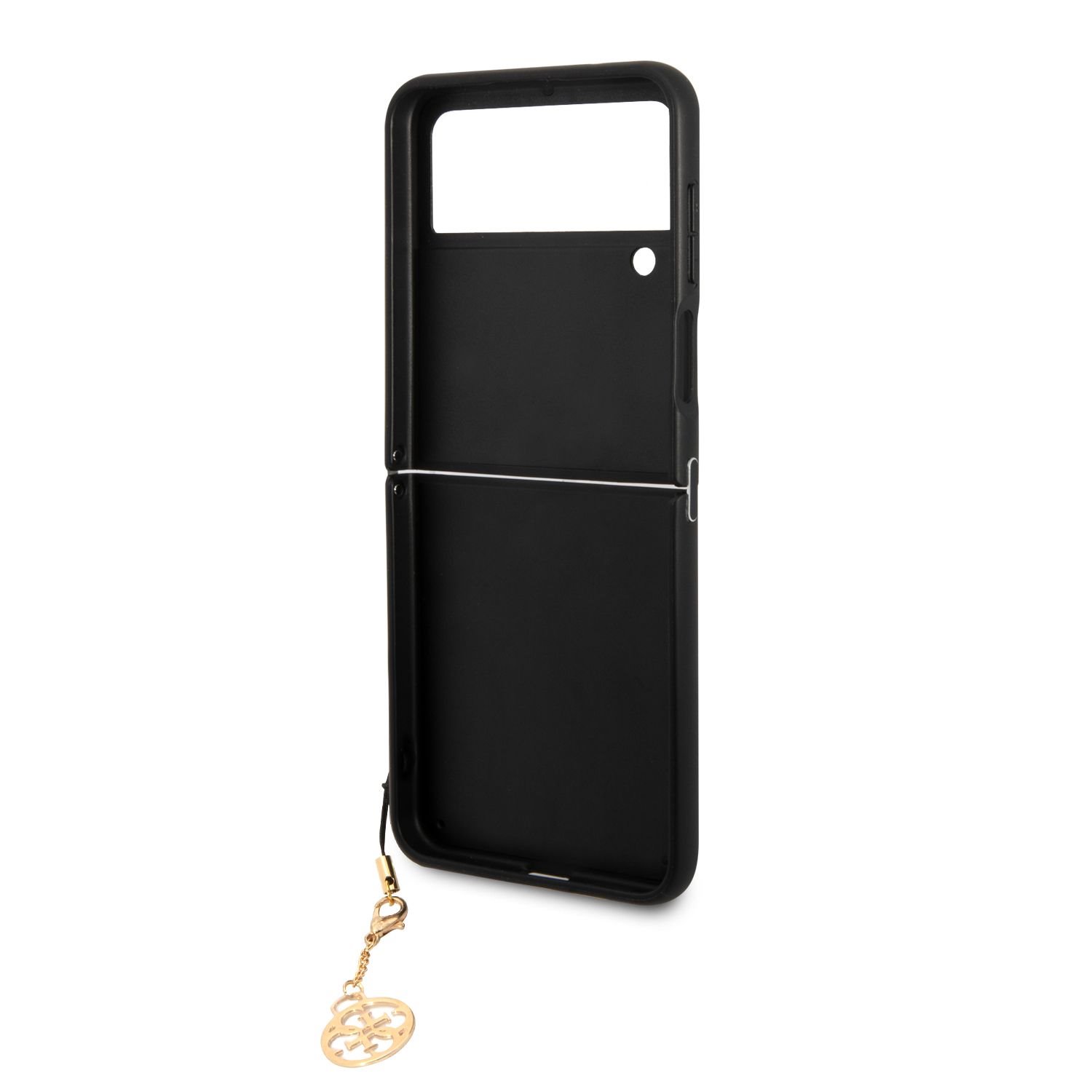 Guess 4G Charms Zadní Kryt pro Samsung Galaxy Z Flip 4 Grey
