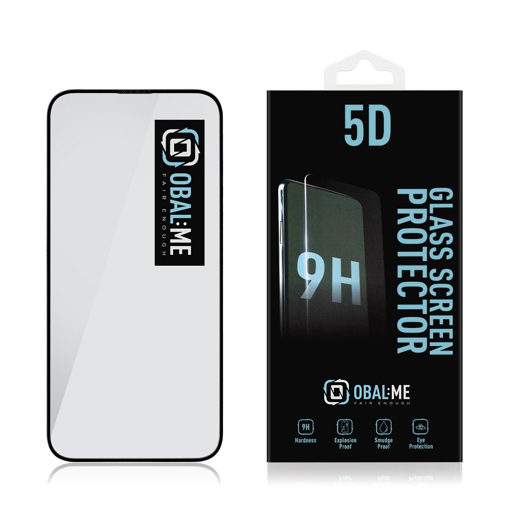 OBAL:ME 5D Tvrzené Sklo pro Apple iPhone 15 Plus Black