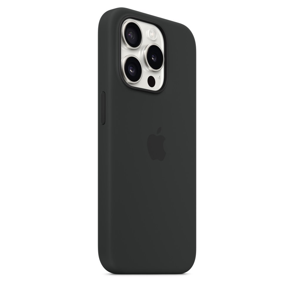 Apple silikonový kryt MT1A3ZM/A vč. magsafe pro Apple iPhone 15 Pro, black
