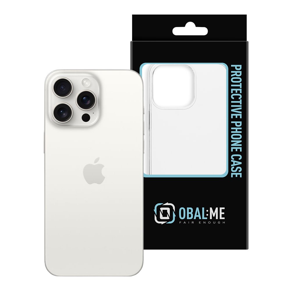 OBAL:ME TPU Kryt pro Apple iPhone 15 Pro Max Transparent