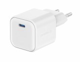 SWISSTEN SÍŤOVÝ ADAPTÉR GaN 1x USB-C 20W POWER DELIVERY BÍLÝ