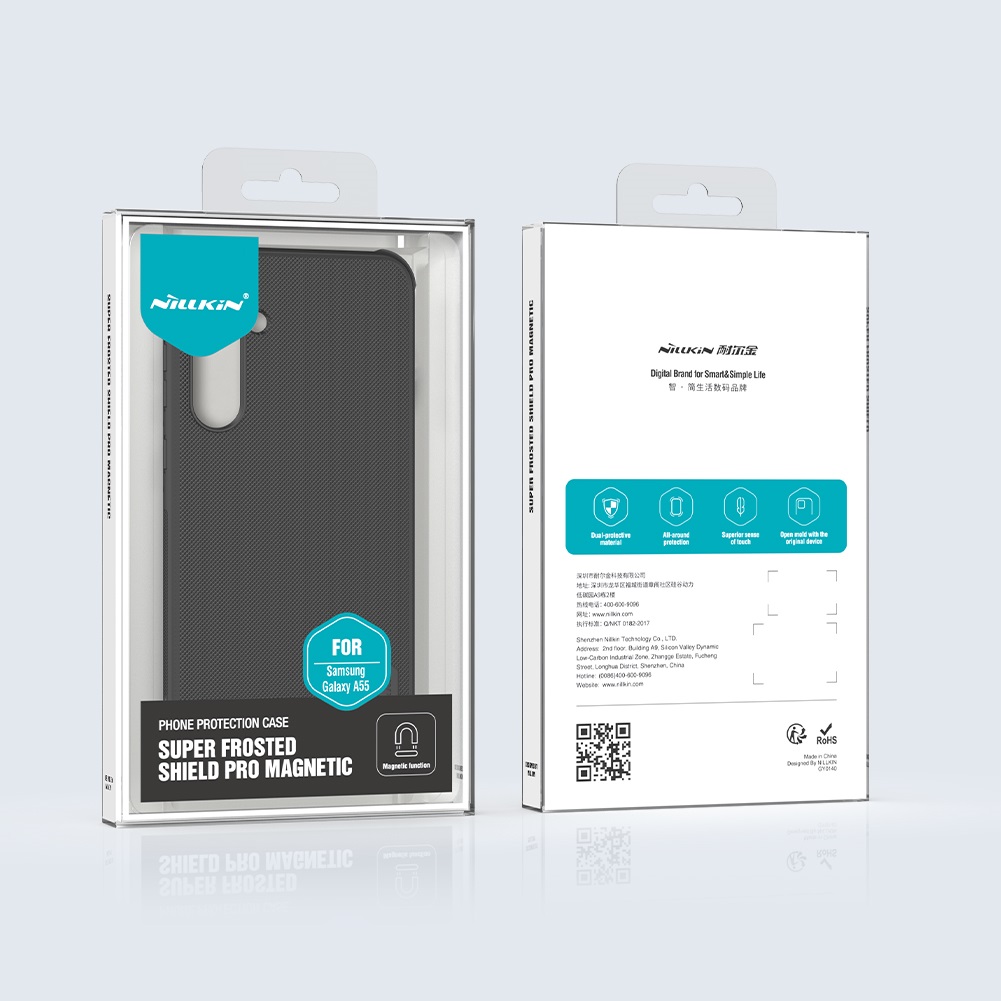 Nillkin Super Frosted PRO Magnetic Zadní Kryt pro Samsung Galaxy A55 5G Black