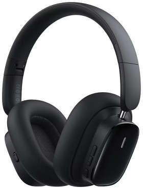 Baseus Bowie H1i/ANC/Jack/Drôt/BT/Bezdrôt/Čierna