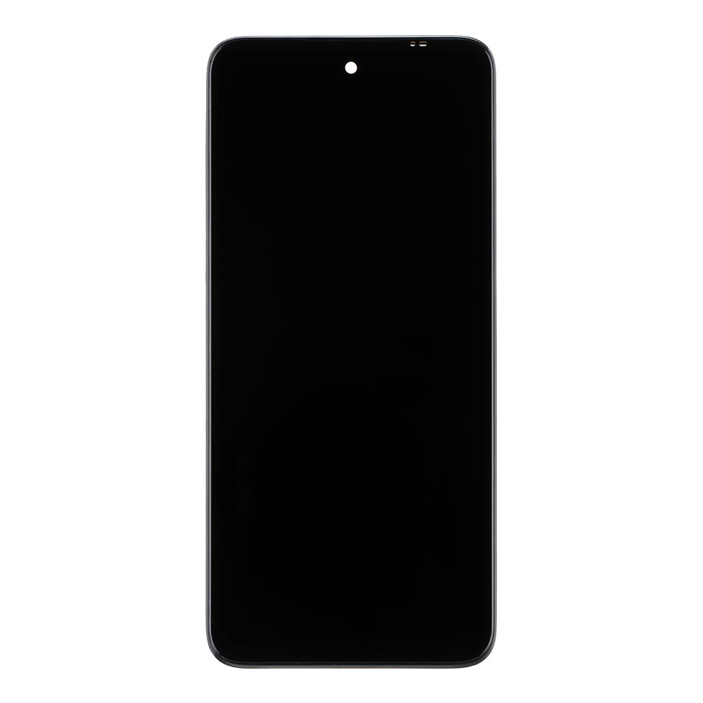 LCD + dotyk + predný kryt pre Motorola Moto G53, black