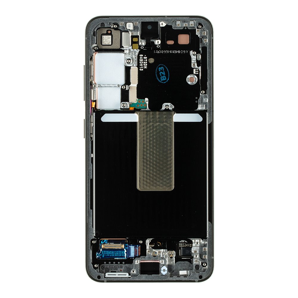 LCD + dotyk + predný kryt pre Samsung Galaxy Galaxy S23, black (Service pack)