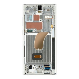 LCD + dotyk + predný kryt pre Samsung Galaxy Galaxy S23 Ultra, lime/sky blue ( Service pack )