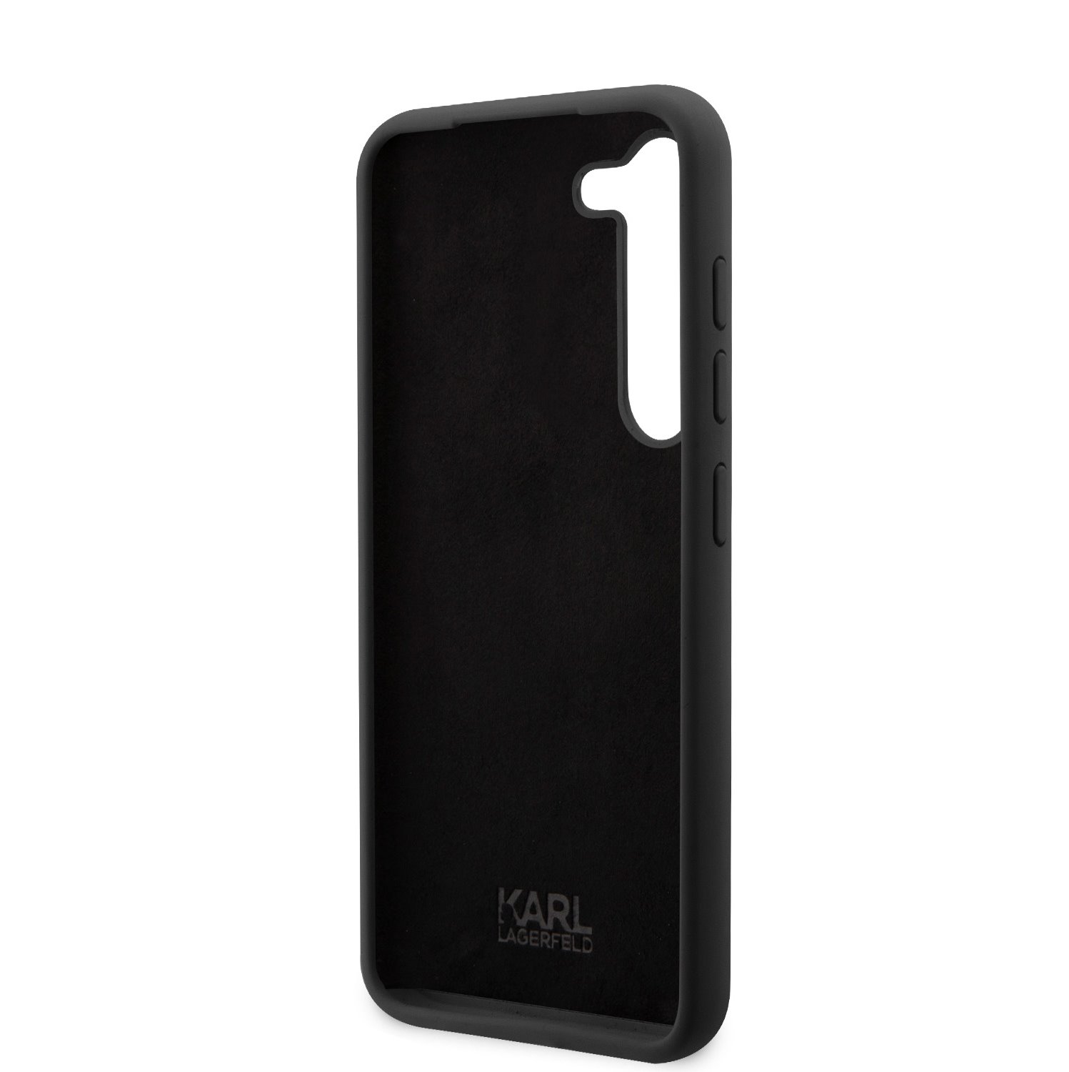 Karl Lagerfeld Liquid Silicone Ikonik NFT Zadní Kryt pro Samsung Galaxy S23 Black