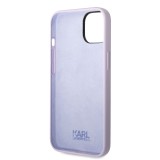 Karl Lagerfeld Liquid Silicone Ikonik NFT Zadní Kryt pro iPhone 14 Purple